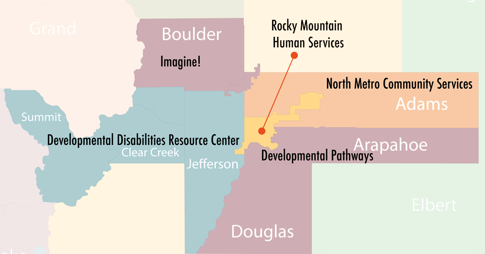 CCB Map for Denver Metro Area