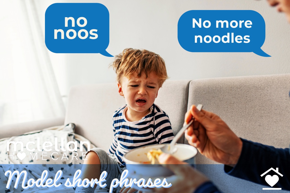 Model short phrases for your child